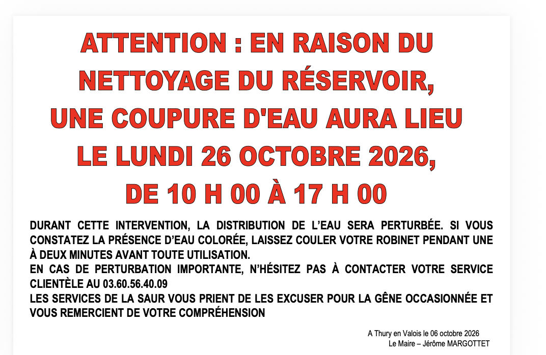 Nettoyage du reservoir